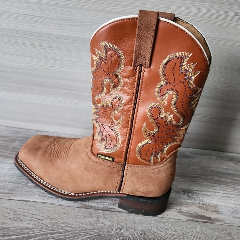 Dan Post Laredo Edwards Cowboy Steel Toe Work Boots 69436 Men 10 EW Rust NEW Tag